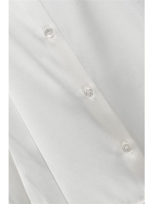 Camicia MMLQUARTO in seta stretch Bianco MM Max Mara | 2616111047600005